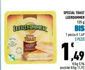 Conad Leerdammer Leerdammer - Special Toast 125 g(ml) offerta