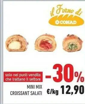 Conad Conad Mini Mix Croissant Salati offerta