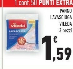 Conad Vileda Panno Lavasciuga offerta