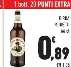 Conad Birra Moretti - Birra Moretti 660 G(ml) offerta