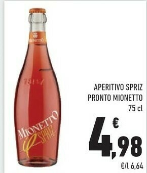 Conad Mionetto Aperitivo Spriz Pronto offerta