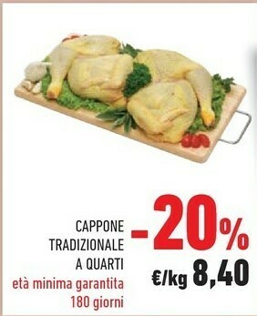 Conad Cappone Tradizionale A Quarti offerta