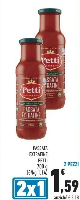 Conad Petti Passata di pomodoro offerta