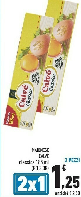 Conad Calvè Maionese offerta