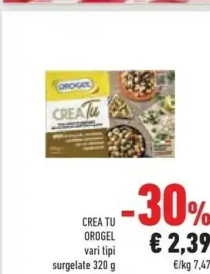 Conad Orogel Crea Tu offerta