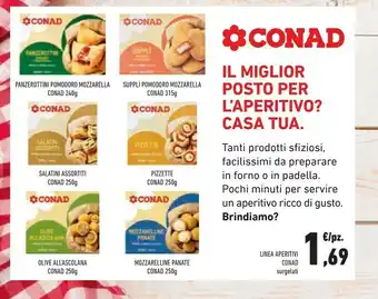 Conad Conad - Mozzarelline Panate 250 G(ml) offerta