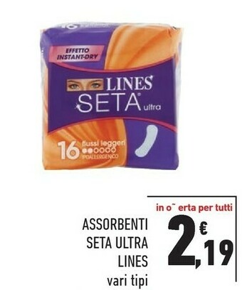 Conad Lines Assorbenti lines offerta