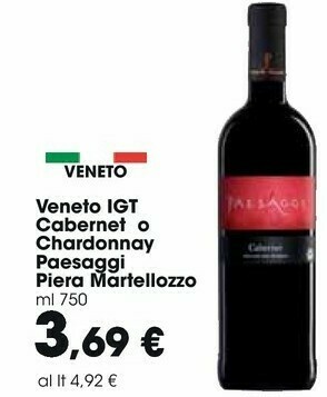 Carrefour Market Piera Martellozzo Veneto Igt Cabernet O Chardonnay Paesaggi offerta