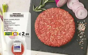 Esselunga Esselunga Maxi Hamburger Di Razza 220 G offerta