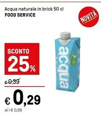 Iper La Grande Food Service Acqua Naturale In Brick offerta