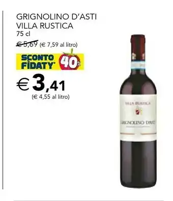 Esselunga Villa rustica Grignolino D'asti offerta
