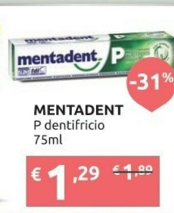 Ipersoap Mentadent Dentifricio offerta