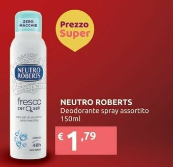 Ipersoap Neutro Roberts Deodorante offerta