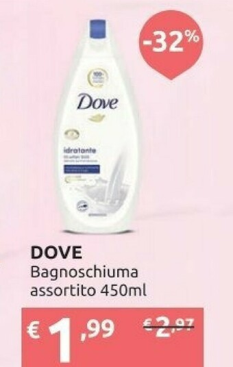 Ipersoap Dove Bagnoschiuma offerta