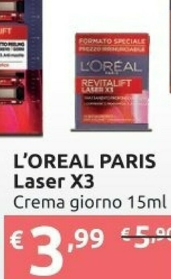 Ipersoap L'Oreal Crema viso offerta