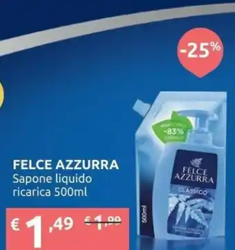 Ipersoap Felce Azzurra Sapone liquido offerta