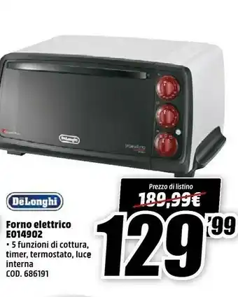 MediaWorld Forno elettrico offerta