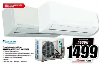 MediaWorld Daikin Condizionatori offerta