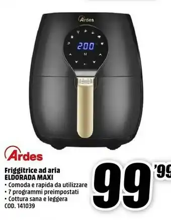 MediaWorld Ardes Friggitrice offerta