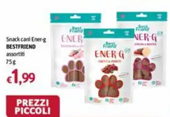 Snack cani Ener-g BESTFRIEND assortiti 75g