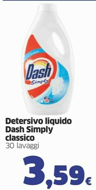 Sigma Dash Detersivo lavatrice offerta