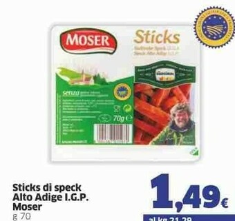 Sigma Moser Speck offerta
