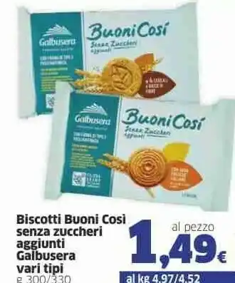 Sigma Galbusera Biscotti offerta