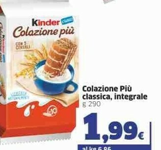 Sigma Kinder Colazione Più offerta