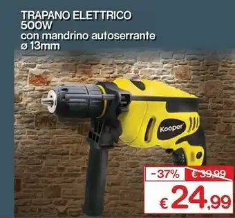 Satur Kooper Trapano Elettrico offerta