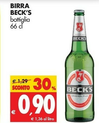 Tigros Becks Birra offerta