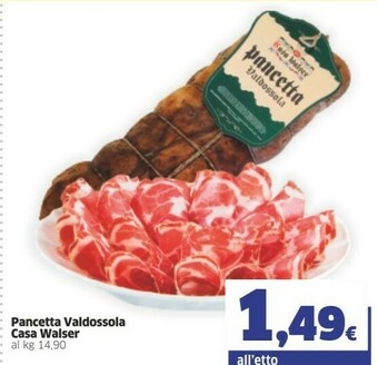 Sigma Pancetta offerta