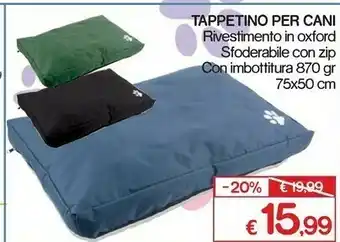 Satur Tappetino Per Cani offerta