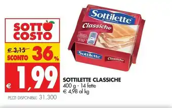 Tigros Sottilette offerta