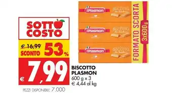 Tigros Plasmon Biscotti offerta