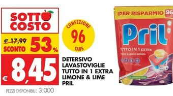 Tigros Pril Detersivo lavastoviglie offerta