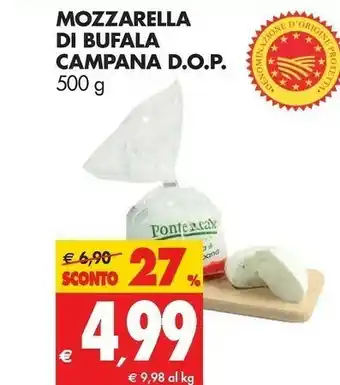 Tigros Mozzarella di bufala offerta
