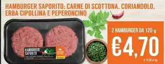 Tigros Hamburger offerta
