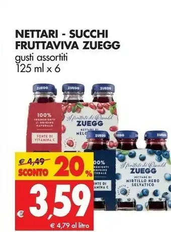 Tigros Zuegg Succhi di frutta offerta