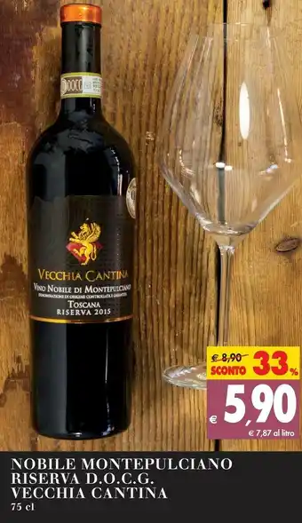 Tigros Vecchia cantina Montepulciano d'Abruzzo offerta