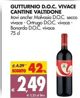 Tigros Cantinè Vino bianco offerta