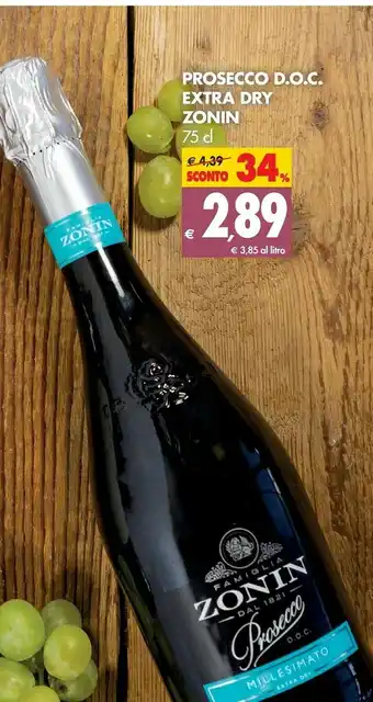 Tigros Zonin Prosecco offerta