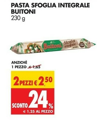 Tigros Buitoni Pasta sfoglia offerta