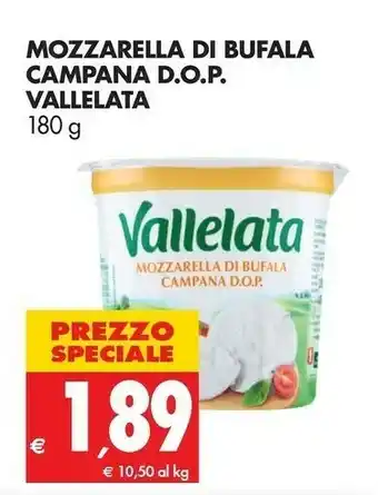 Tigros Vallelata Mozzarella di bufala offerta