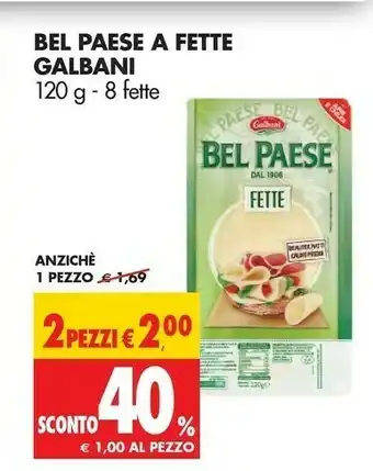Tigros Galbani Formaggio offerta
