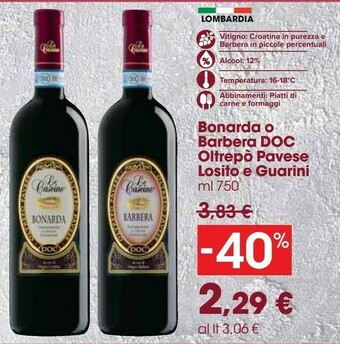 Carrefour Market Barbera Vino rosso offerta