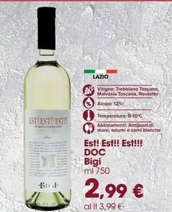Carrefour Market Trebbiano Vino bianco offerta