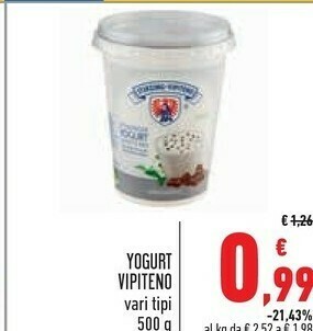 Conad Vipiteno Yogurt offerta