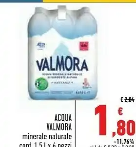Conad Valmora Acqua offerta