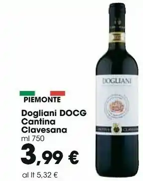 Carrefour Market Dogliani Vino rosso offerta