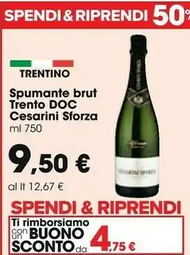 Carrefour Market Brut Spumante offerta